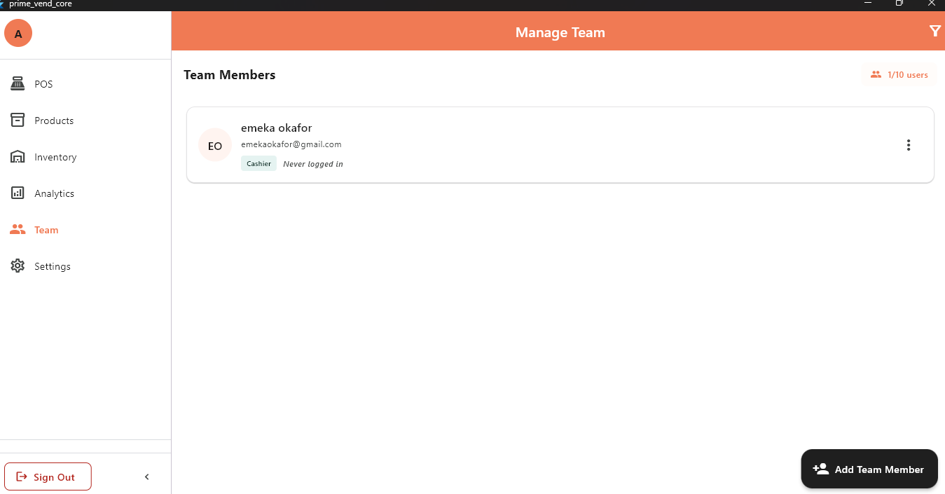 Desktop staff management